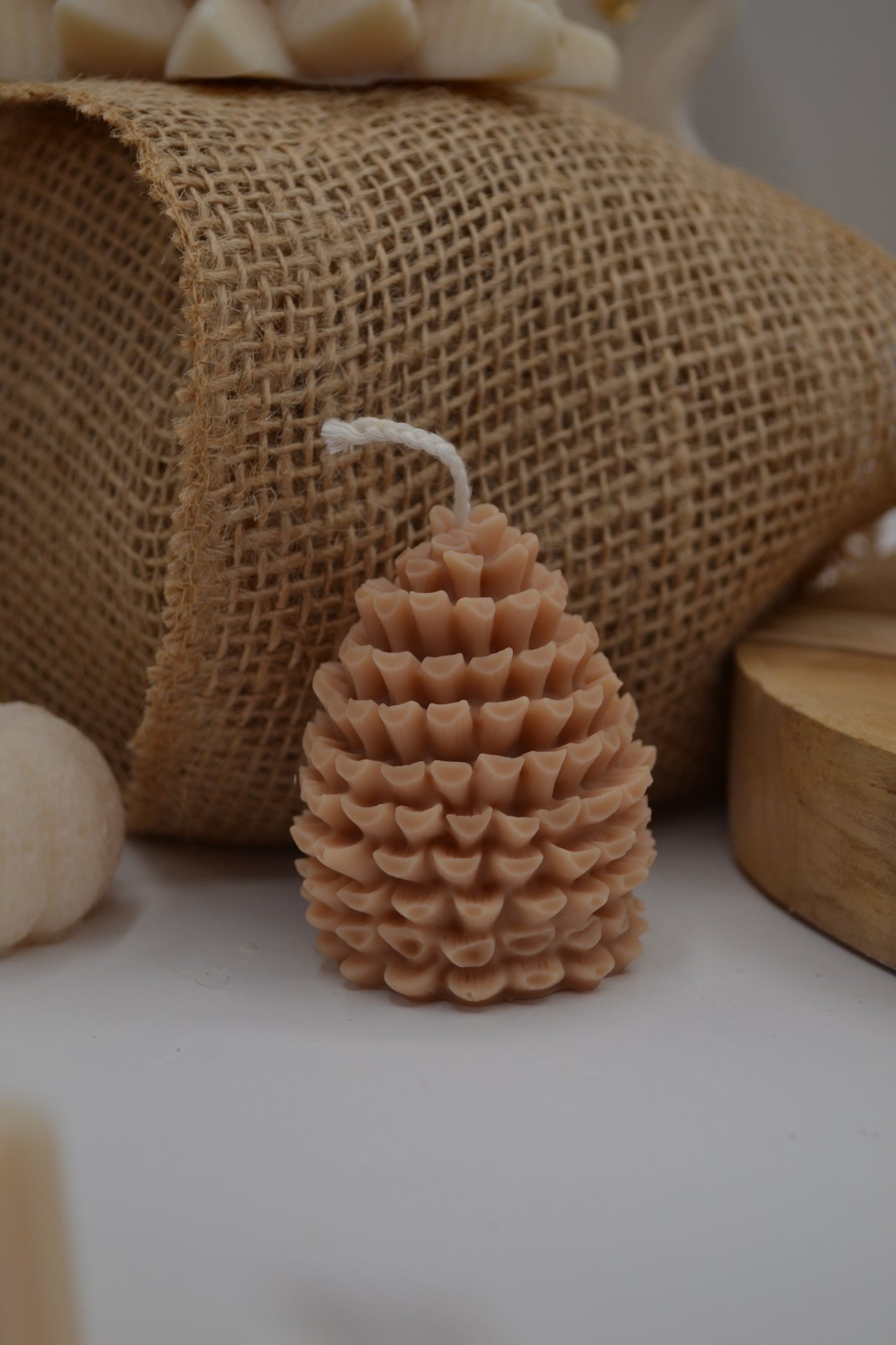 Pomme de pin - Beige
